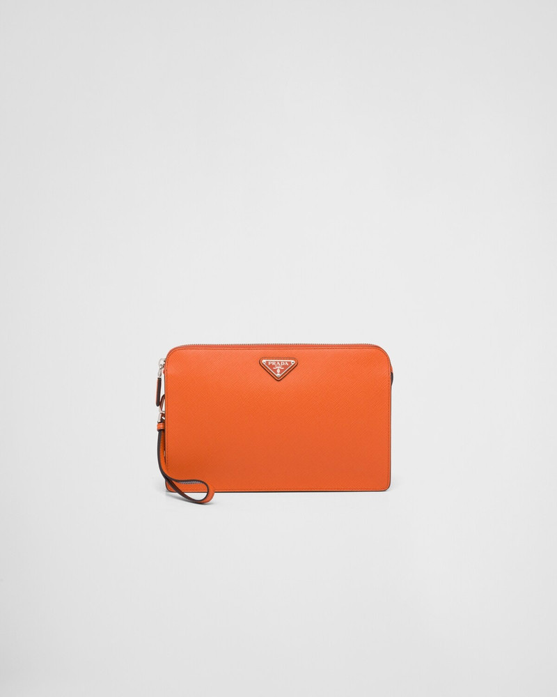 Saffiano leather pouch 1
