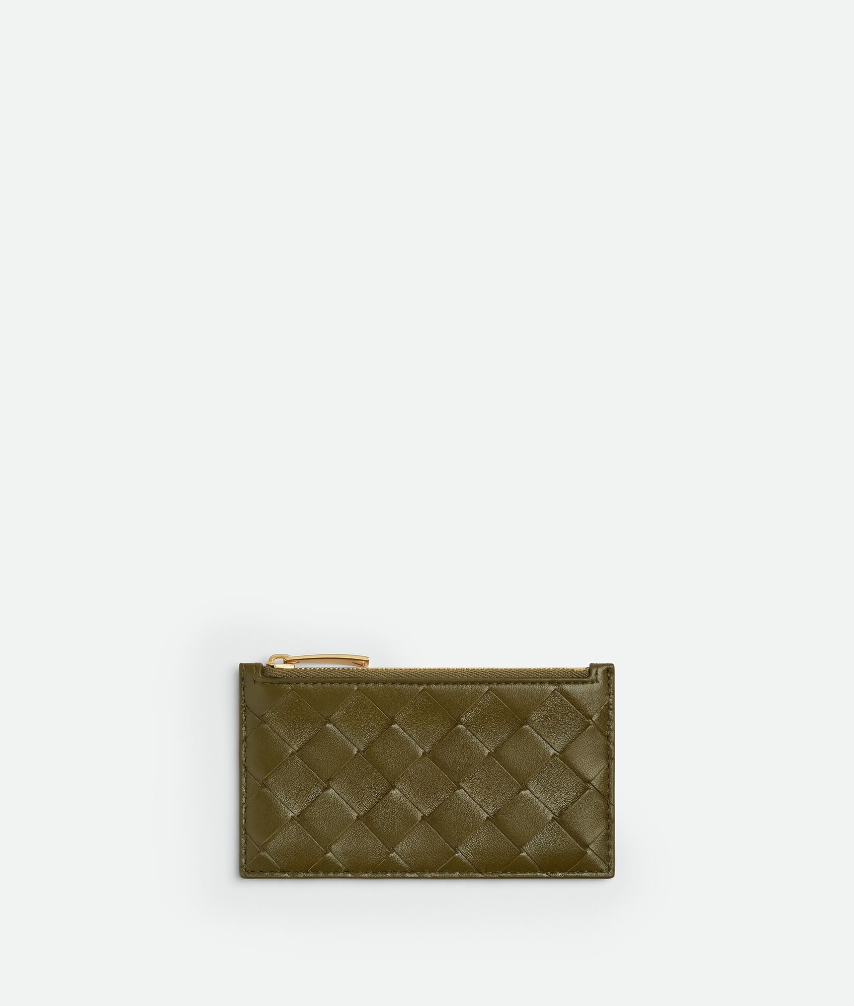 Intrecciato Slim Zipped Card Case - 1