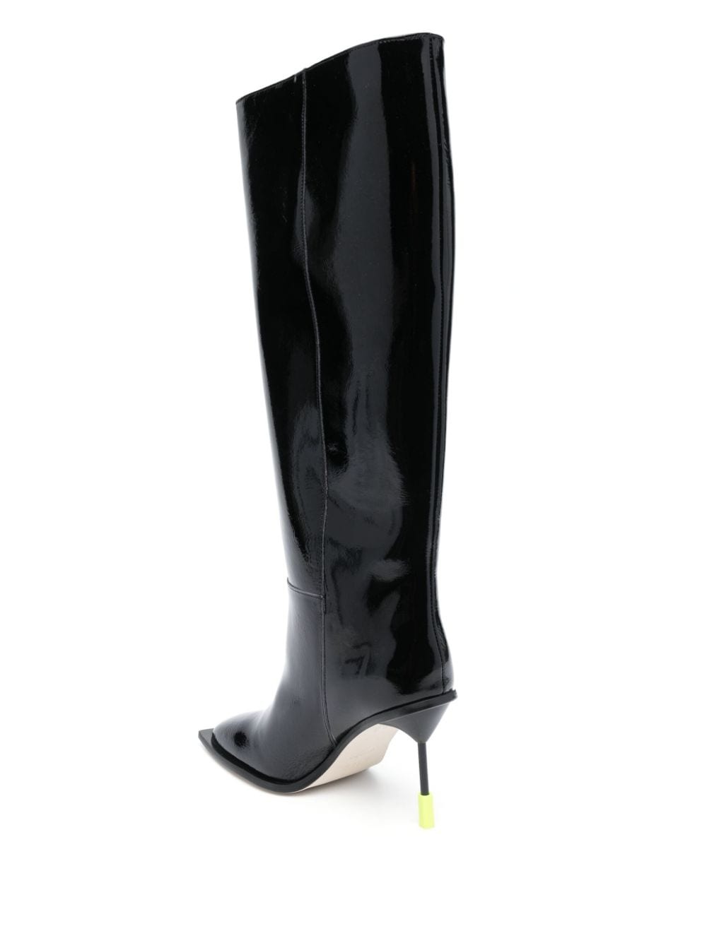 110mm patent leather boots - 3