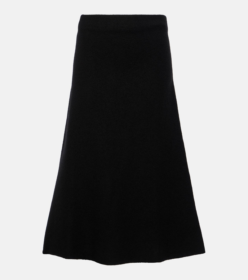 Wool midi skirt - 1