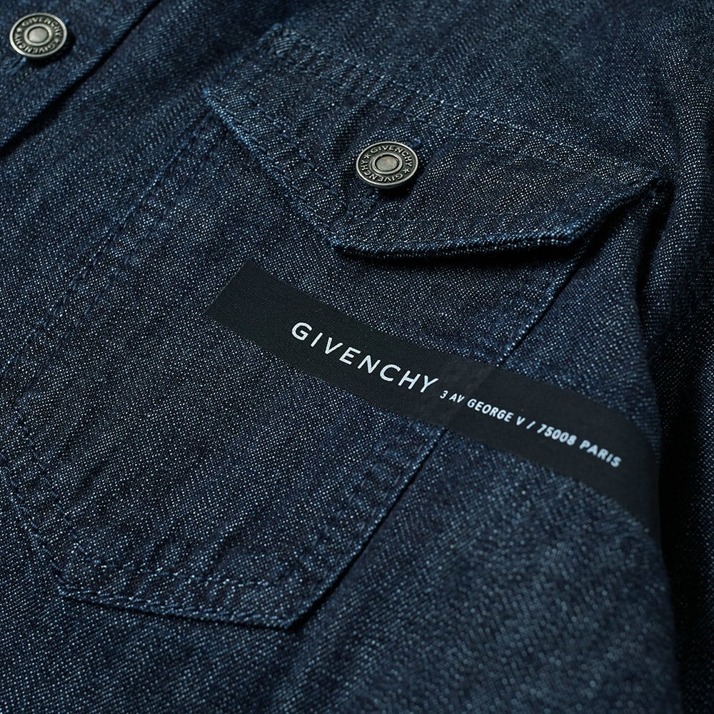 Givenchy Tape Logo Denim Shirt - 2