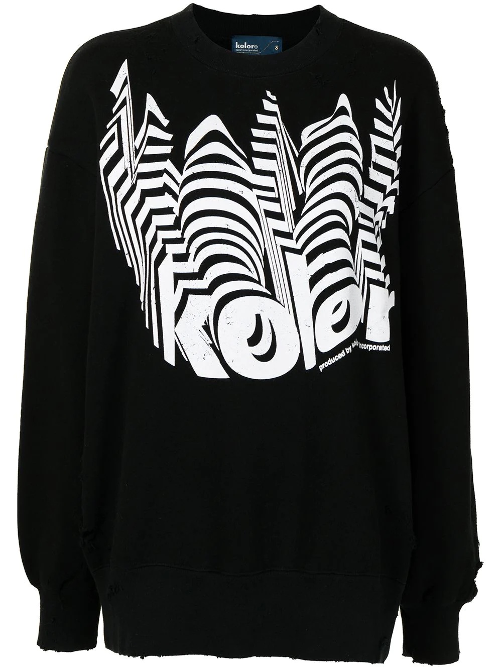 logo-print sweatshirt - 1