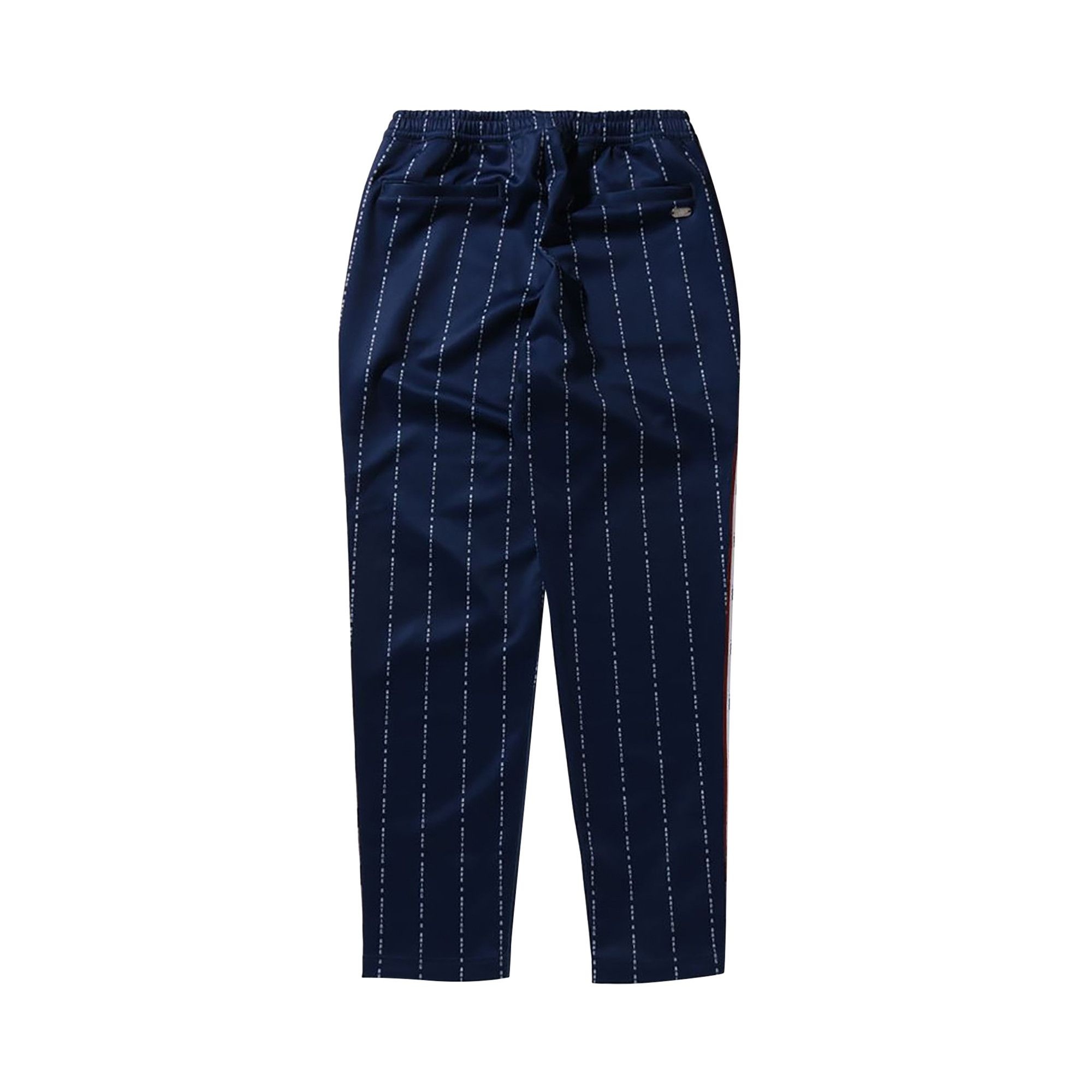 BAPE Text Stripe Jersey Pants 'Navy' - 2