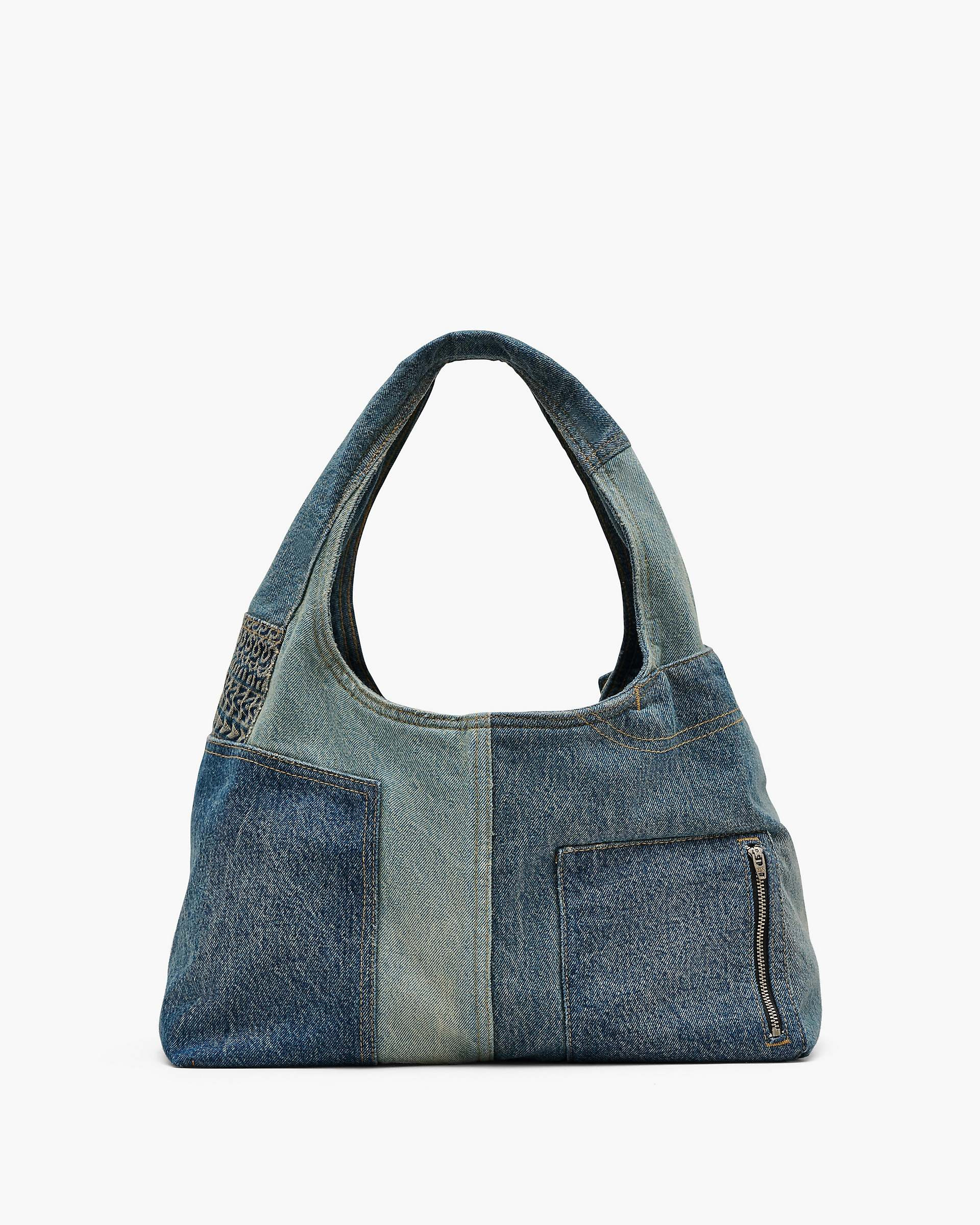 THE DECONSTRUCTED DENIM SACK BAG - 3