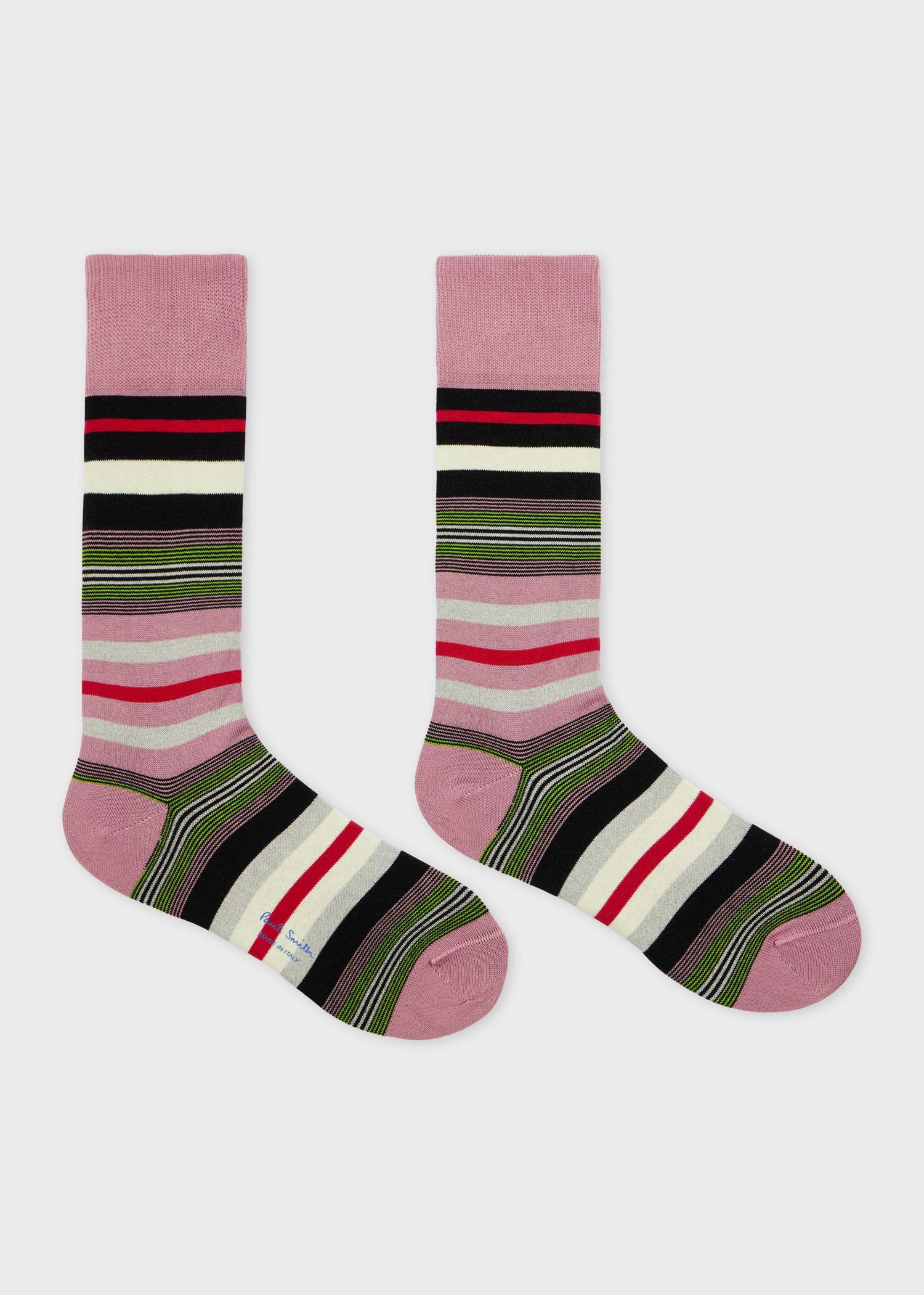 Cotton-Blend Multi Stripe Socks - 2