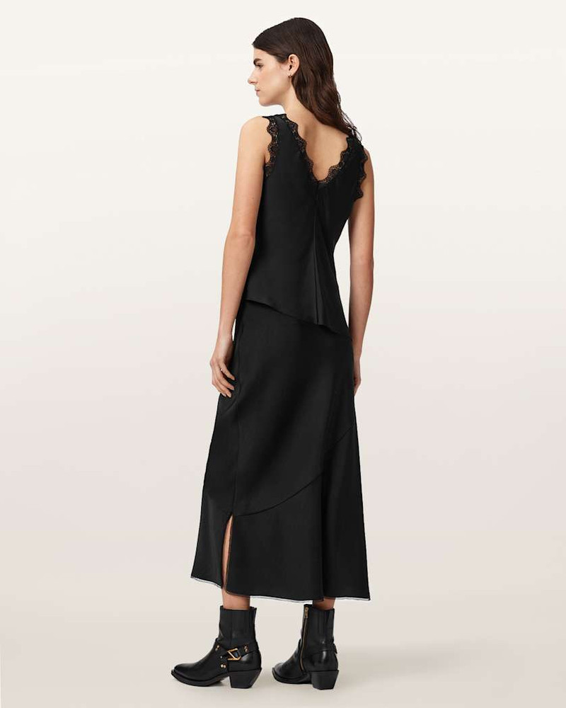 DARYA BIAS CUT MAXI SKIRT 7