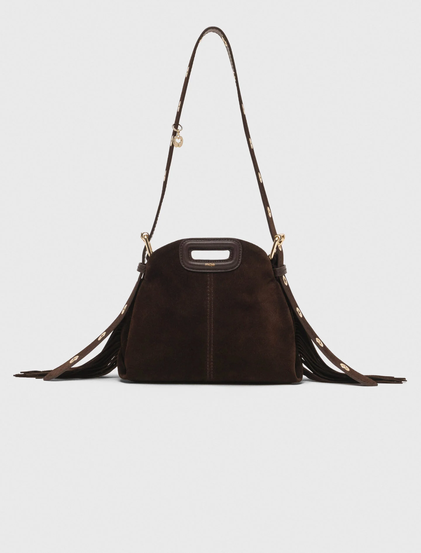 Suede leather mini Miss M bag - 1
