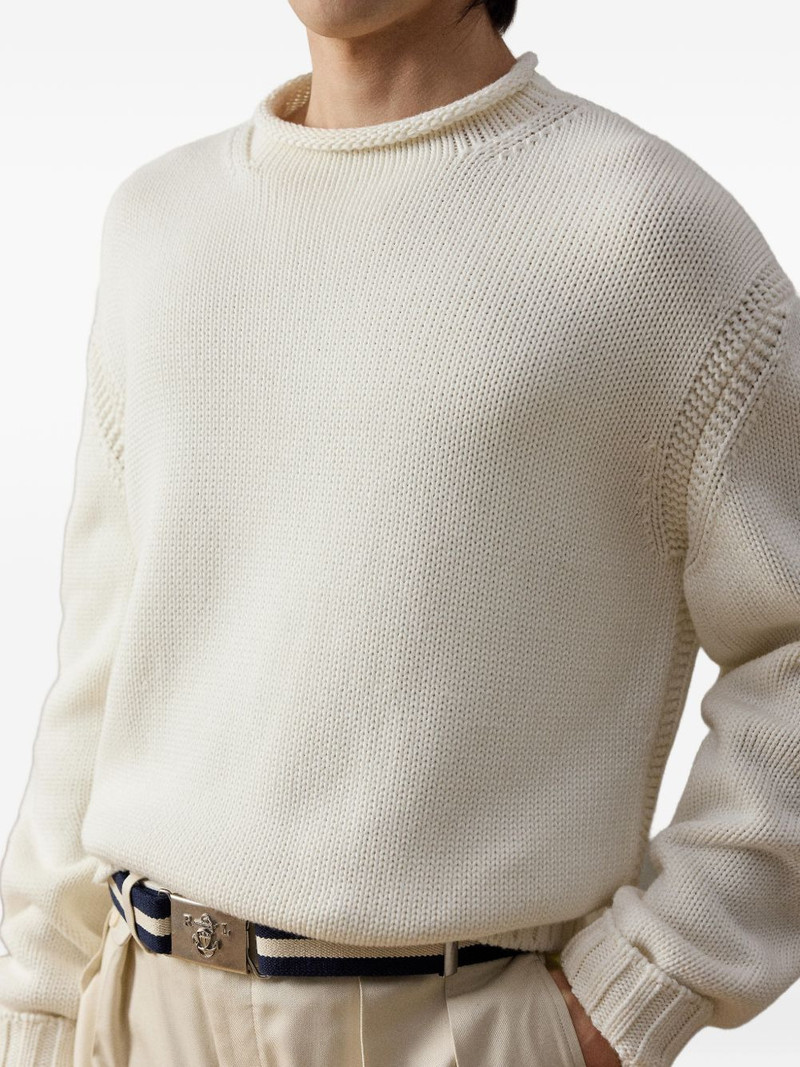 roll-neck cotton sweater 4