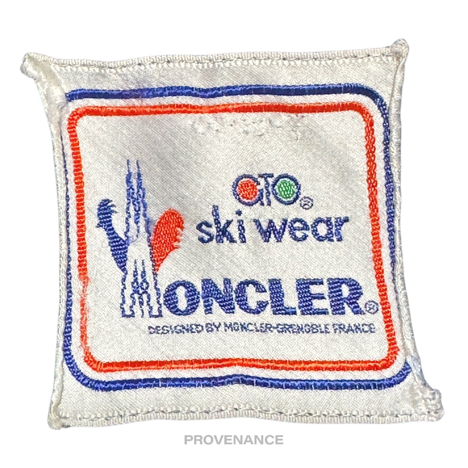 Moncler Light Ski Jacket - Blue Grenoble Logo Yellow Red - 13