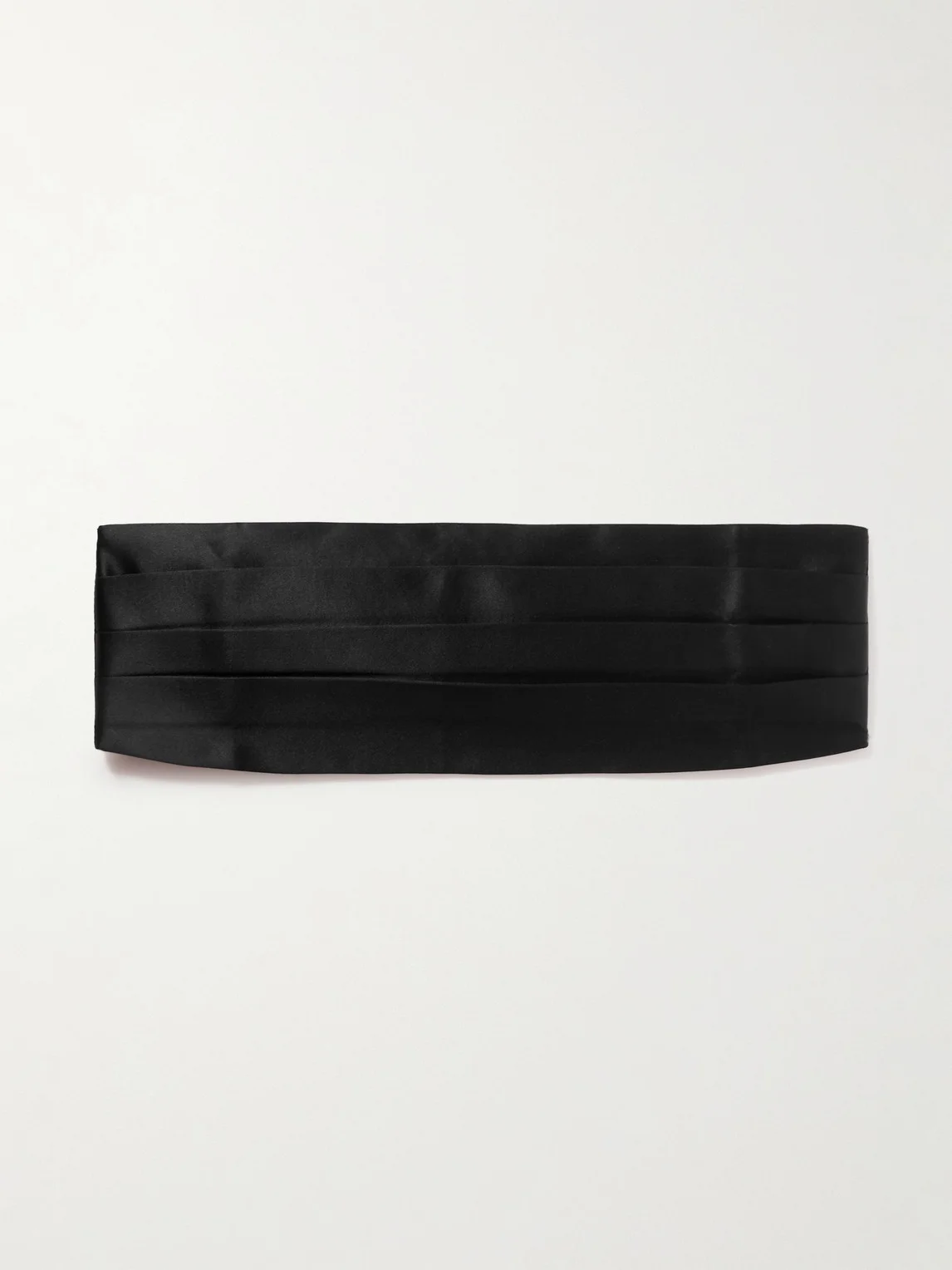 Cotton and Silk-Blend Satin Cummerbund - 1