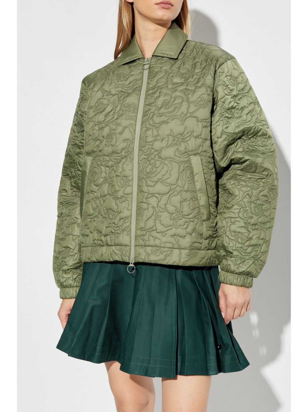 floral-quilted jacket - 3