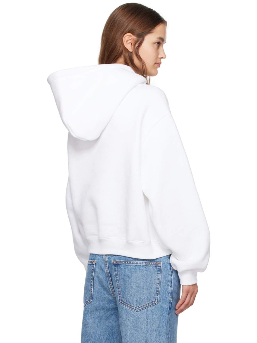 White Bonded Hoodie - 3