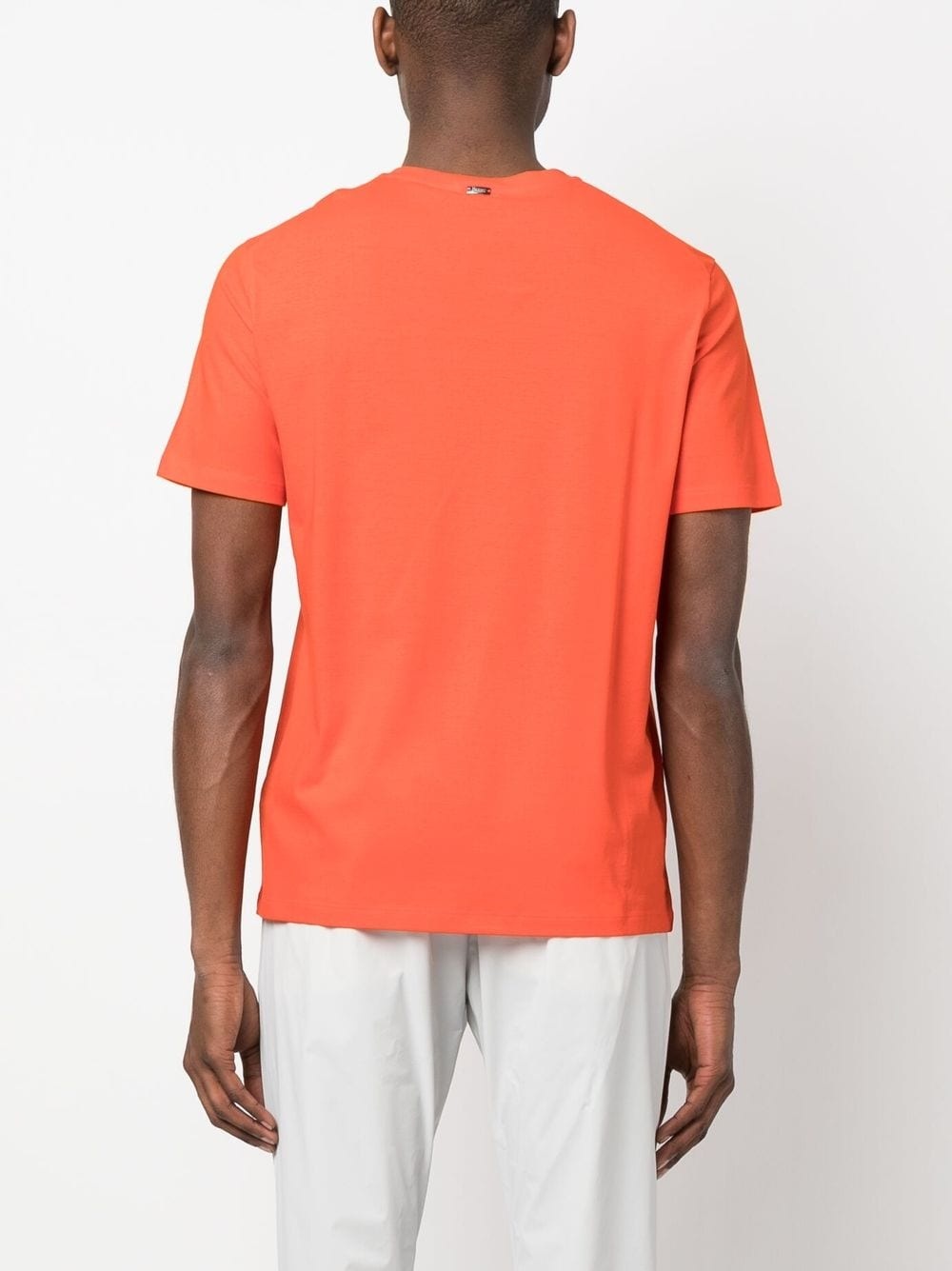 plain cotton T-shirt - 4
