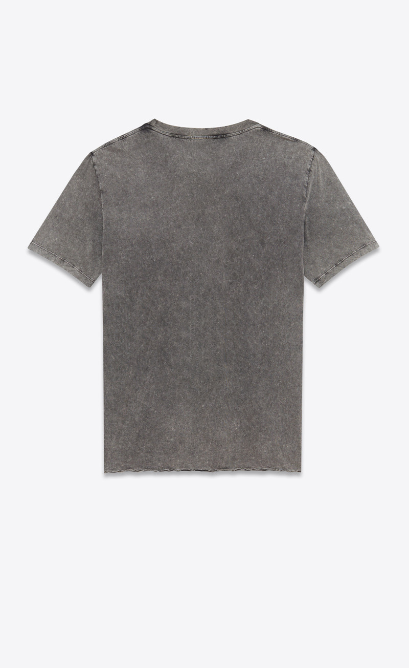 SAINT LAURENT saint laurent rive gauche destroyed t-shirt outlook