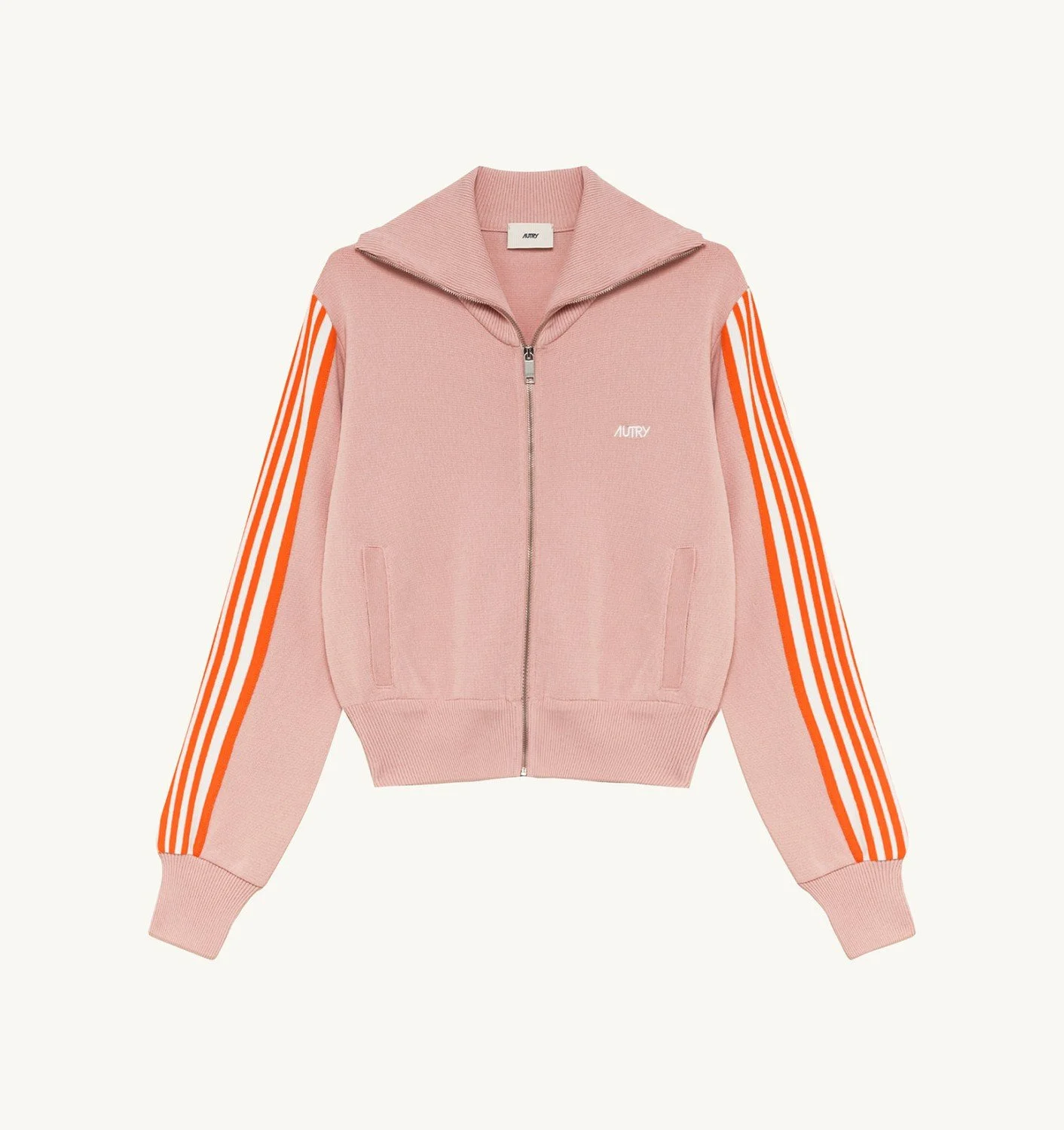 KNITTED TENNIS VISCOSE ZIP JACKET WOMAN - 1