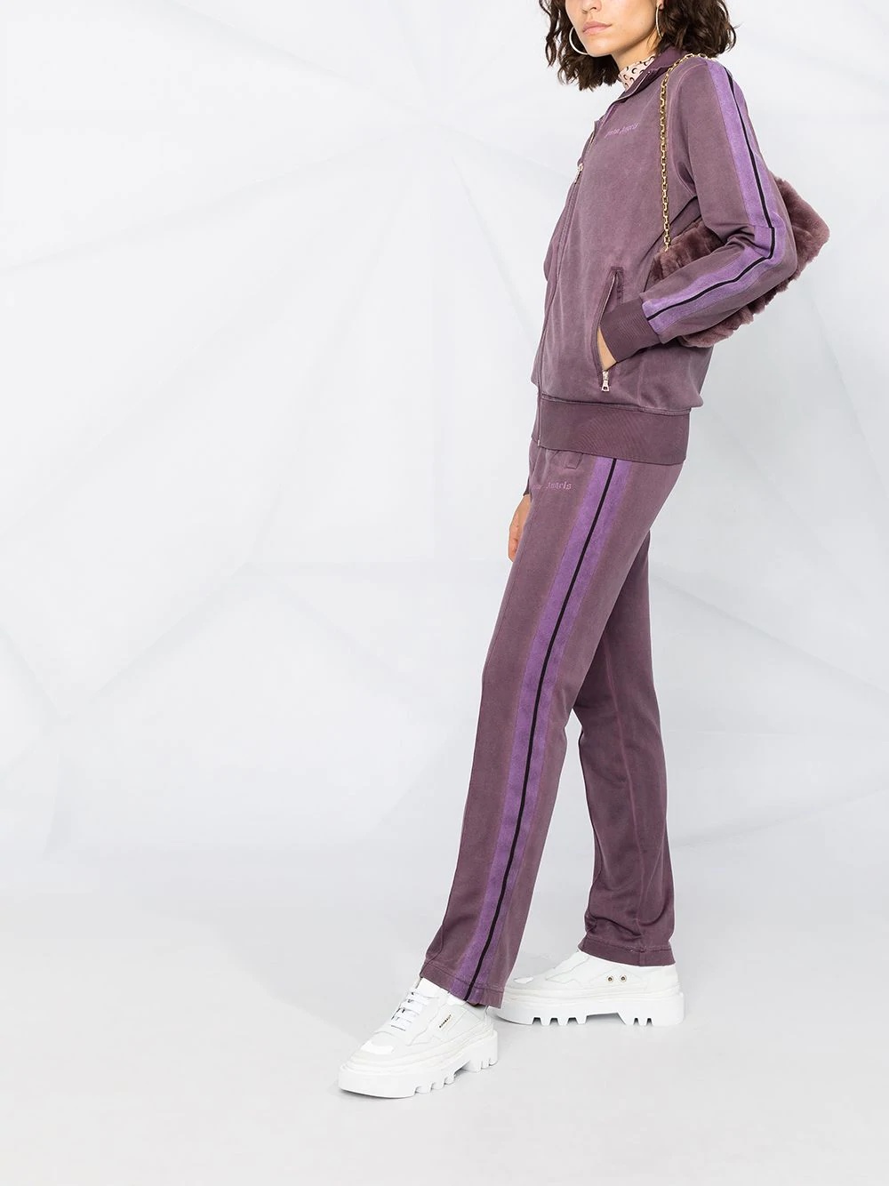 logo track pants - 4