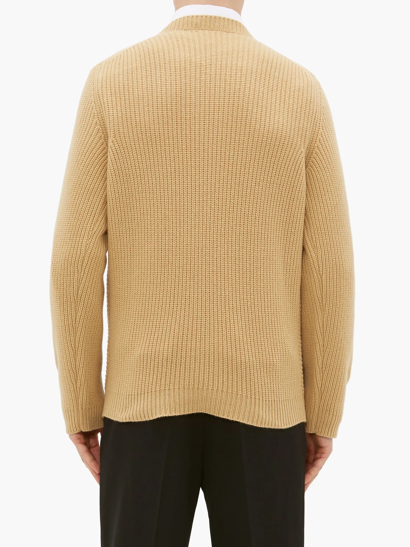 Cut-out cashmere sweater - 7