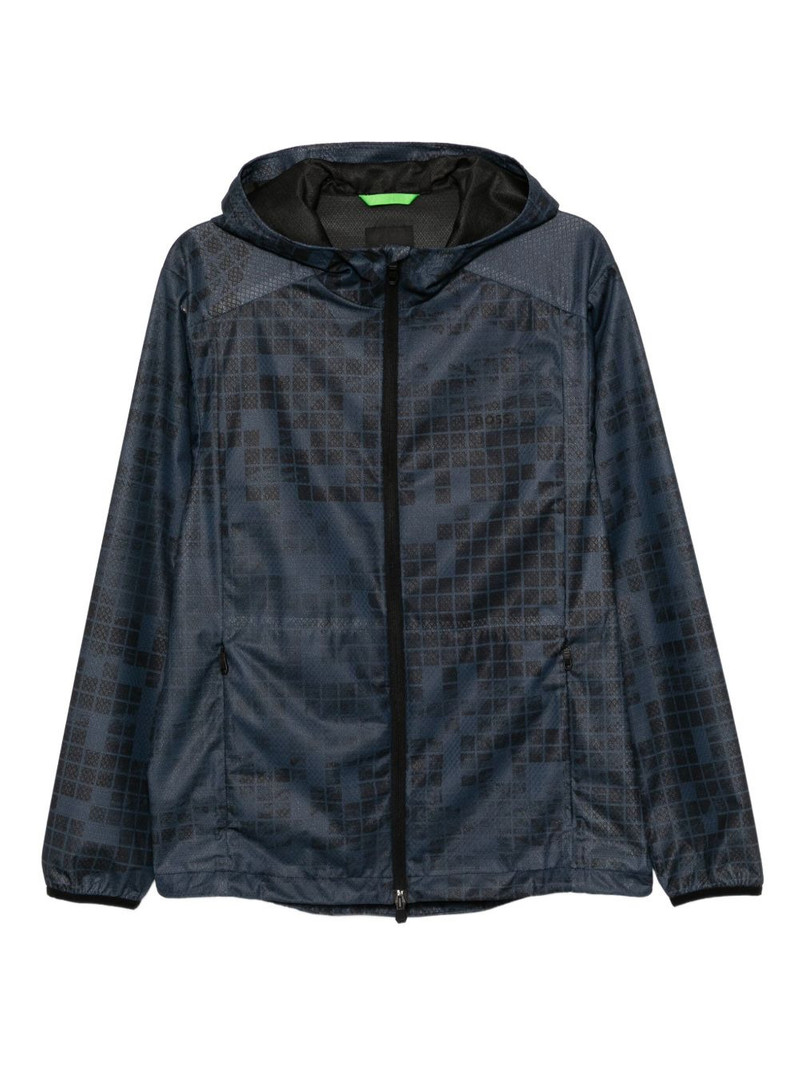 geometric-print jacket 1