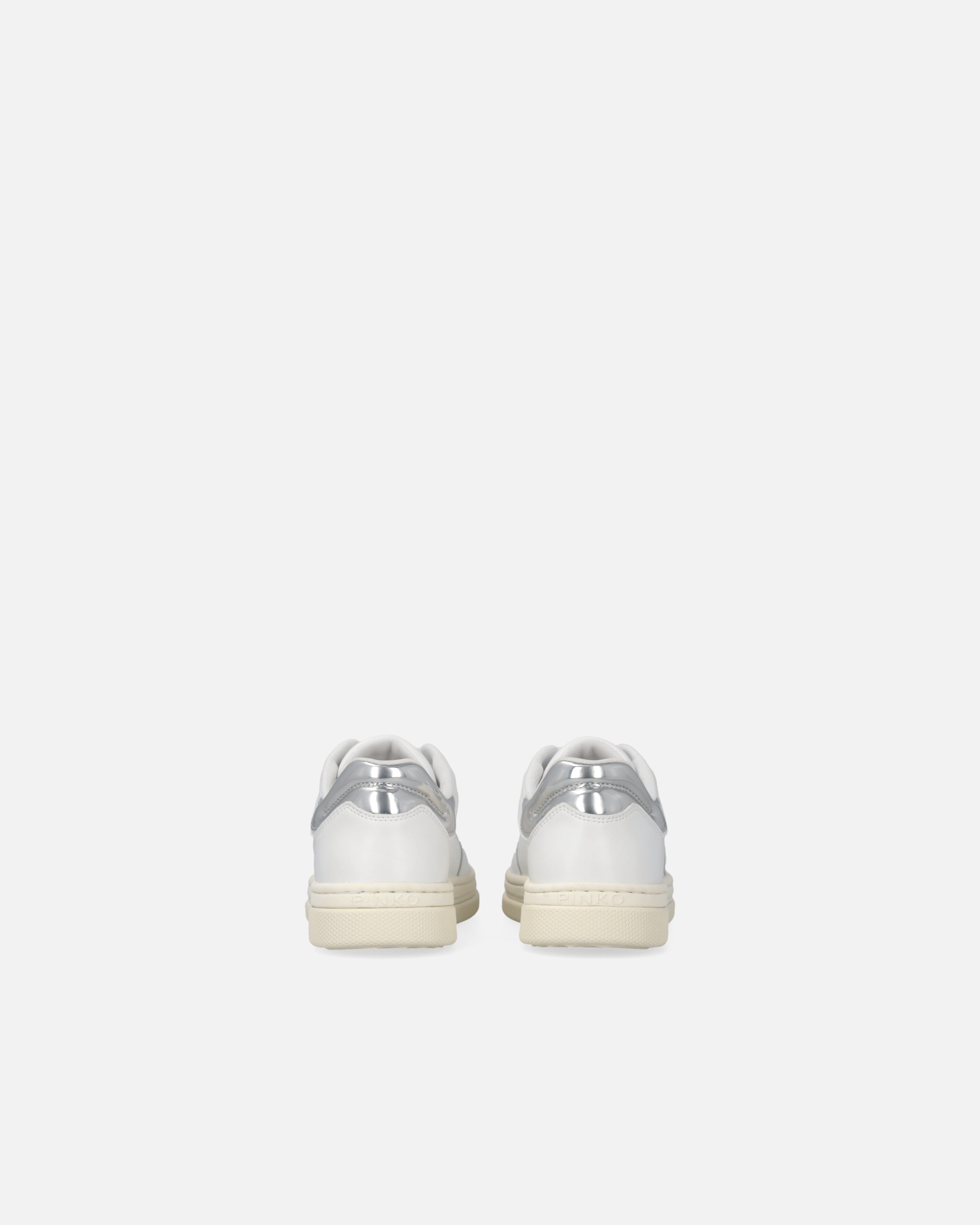 LEATHER TENNIS SHOES WITH METALLIC DETAILS - 8