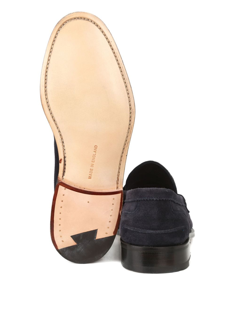 penny-slot suede loafers - 3