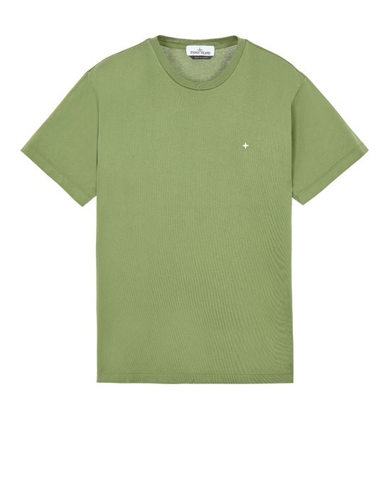 21213 COTTON JERSEY_GARMENT DYED OLIVE GREEN - 1