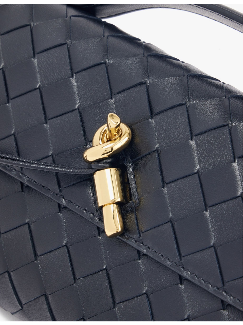Andiamo Long intrecciato-weave leather clutch - 3