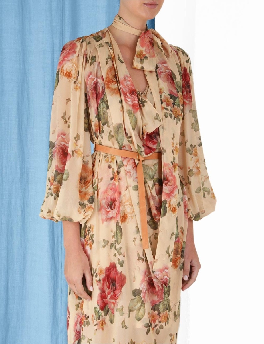 【Zimmermann】LUMINOSITY BILLOW DRESS ビロー ミディ Zimmermann LUMINOSITY BILLOW DRESS | REVERSIBLE