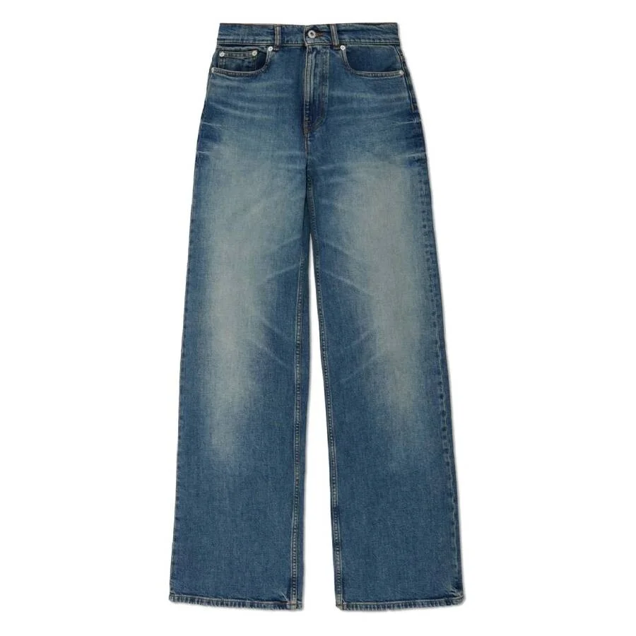 Kenzo Stretch Denim Ayame Wide Jeans - 1