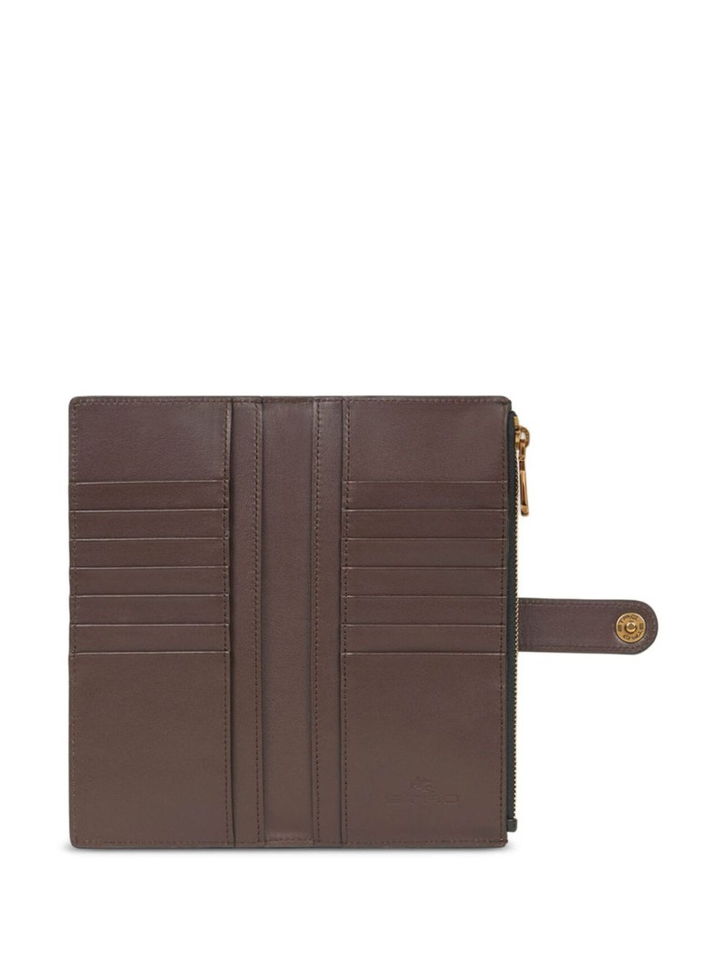 Pegaso-motif leather wallet 3