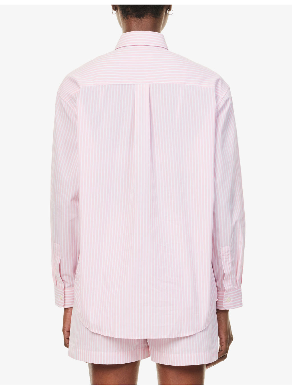 Eden Script Striped Relaxed-Fit Cotton Shirt - 4