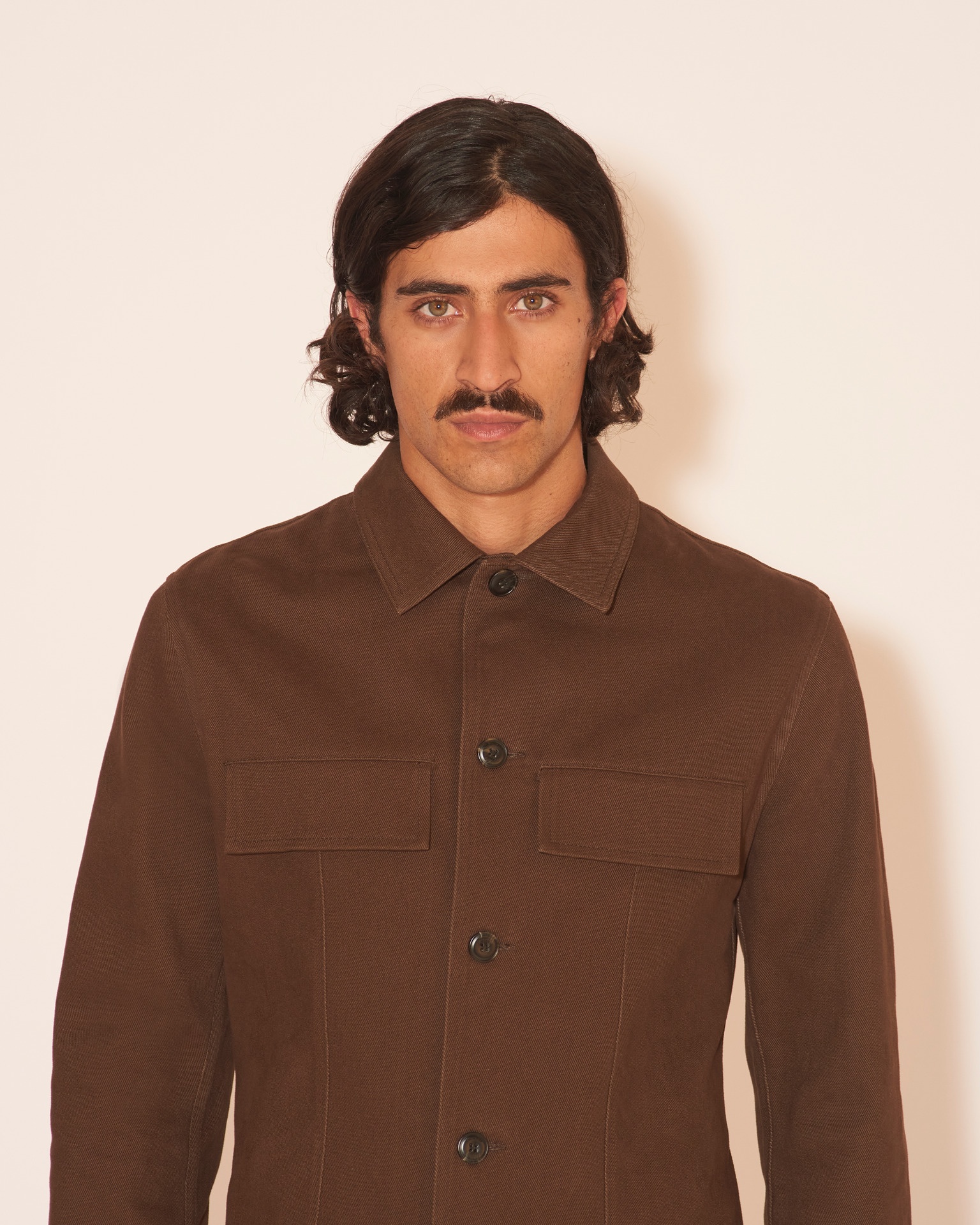 LUNI - Utility overshirt - Dark brown - 2