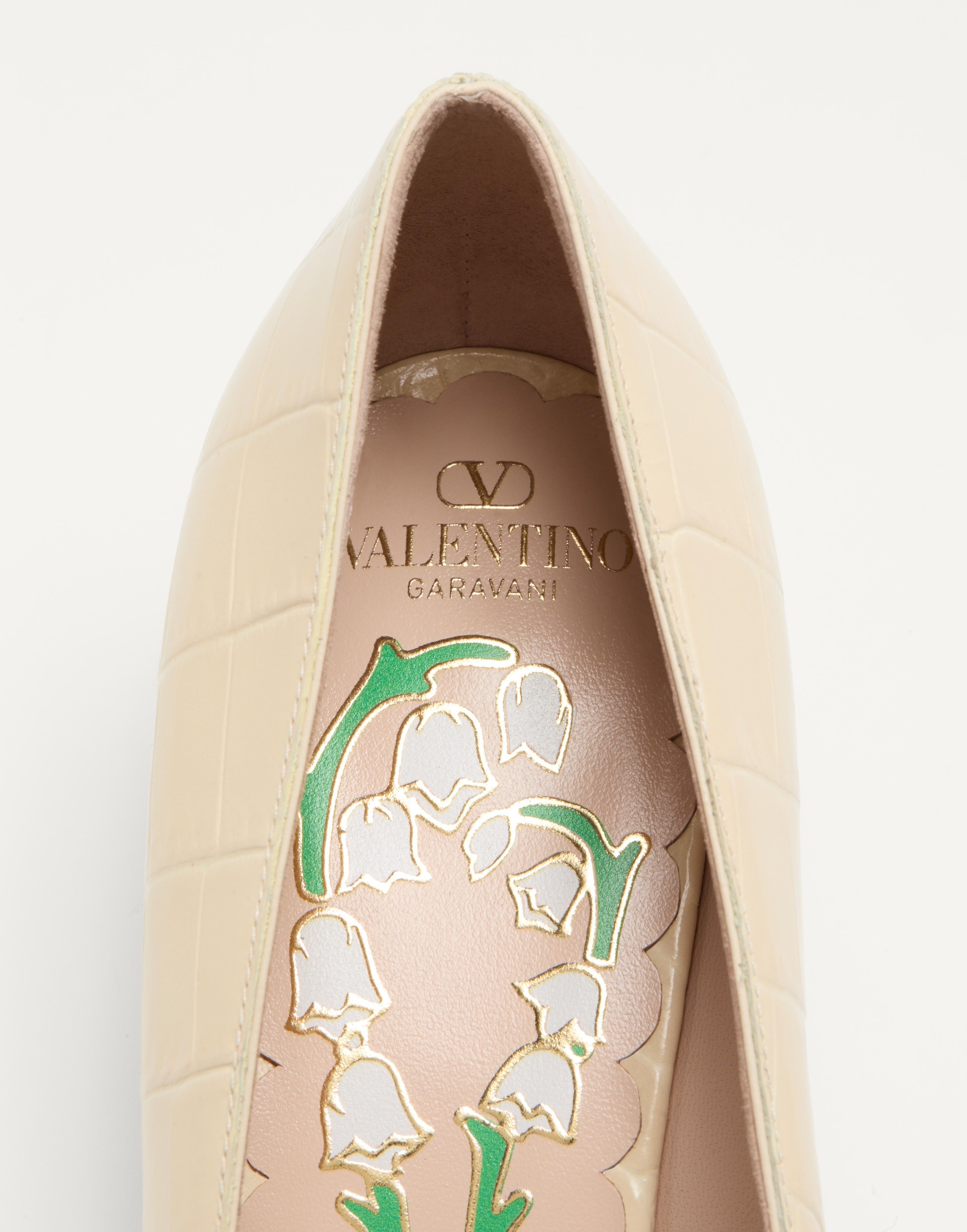 BOWOW DÉCOLLETÉ IN PRINTED CALFSKIN 45MM - 4