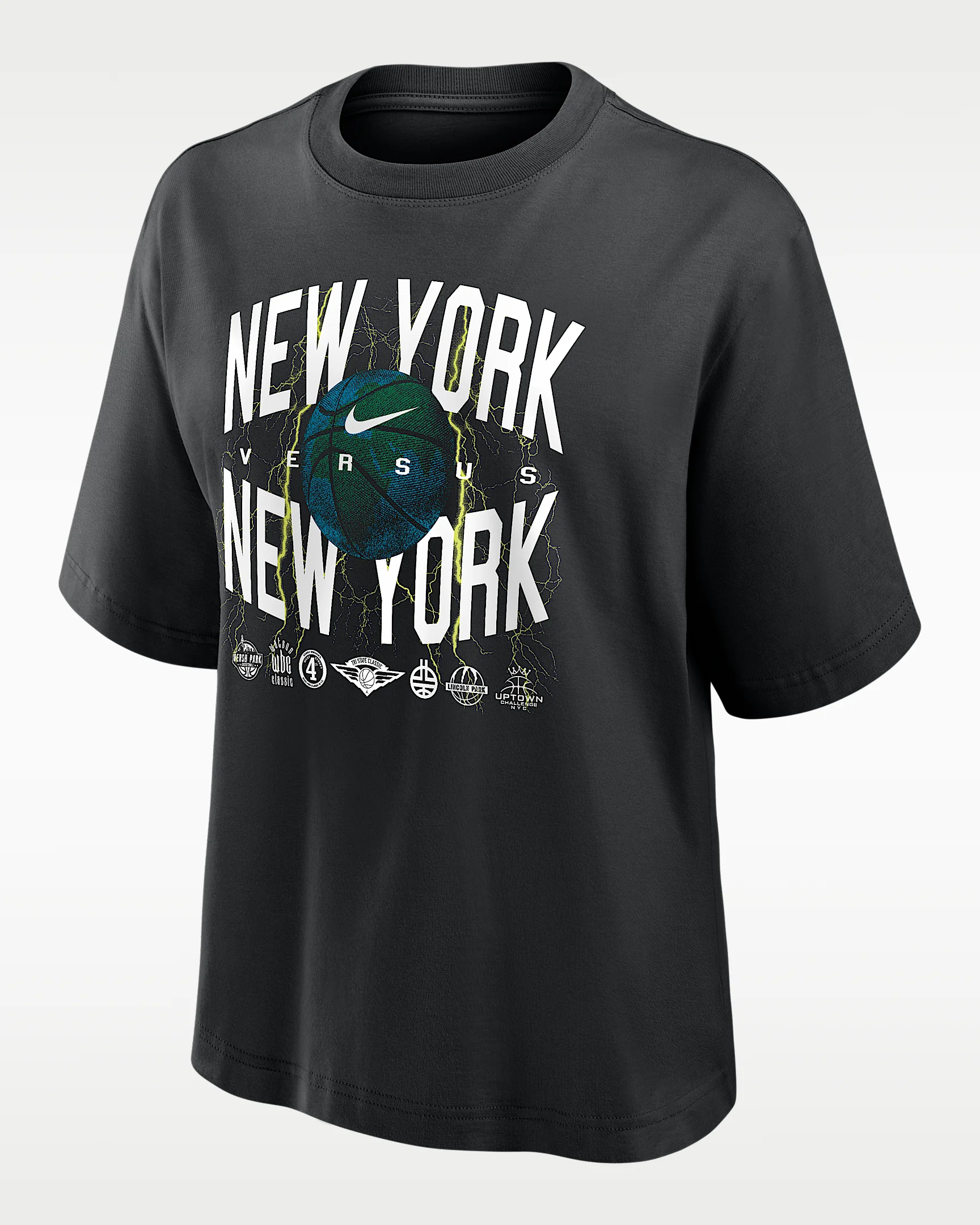Nike "NY vs. NY" Women's Basketball Boxy T-Shirt - 1