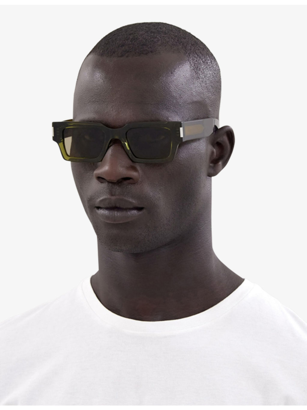 YS000459 rectangle-frame acetate sunglasses - 2