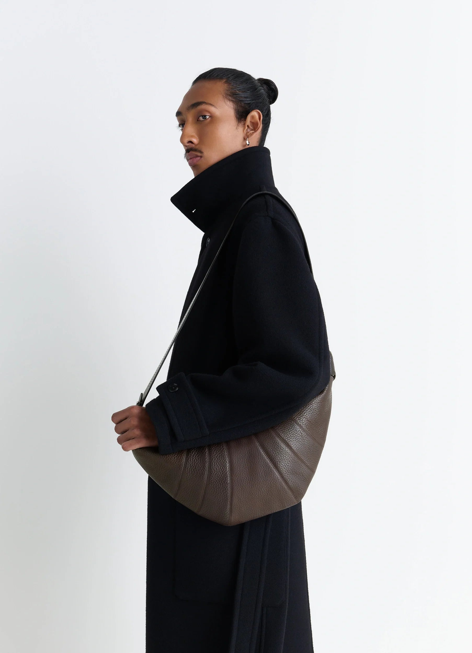 RAIL BELT MEDIUM CROISSANT BAG - 2