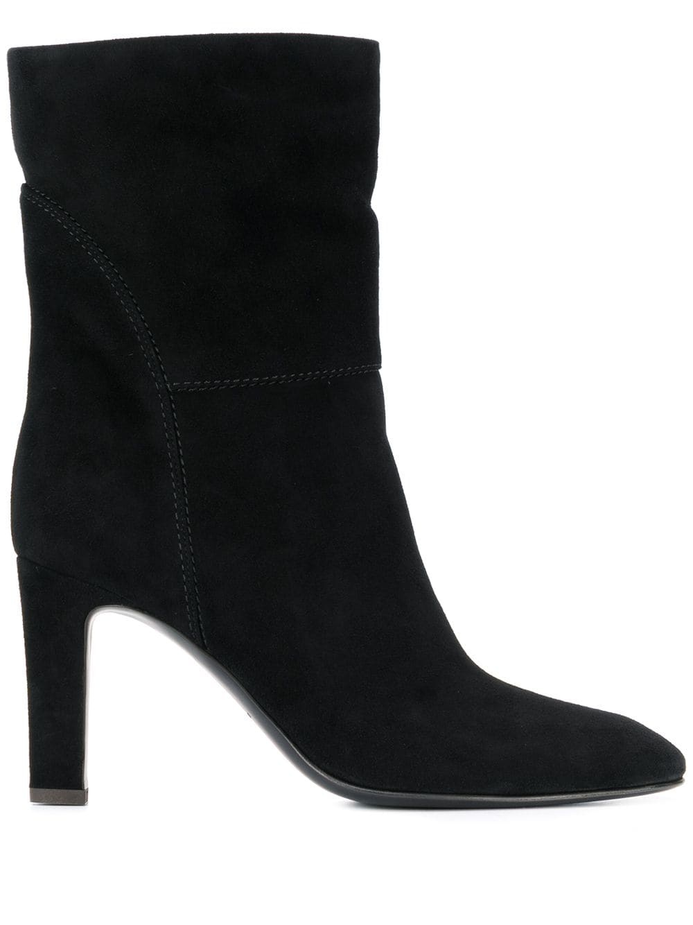 contrast stitch boots - 1