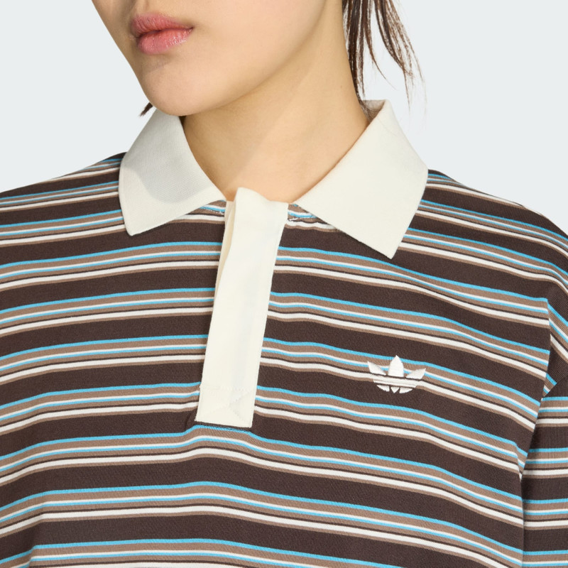 STRIPED OVZD LS POLO Shirt 5