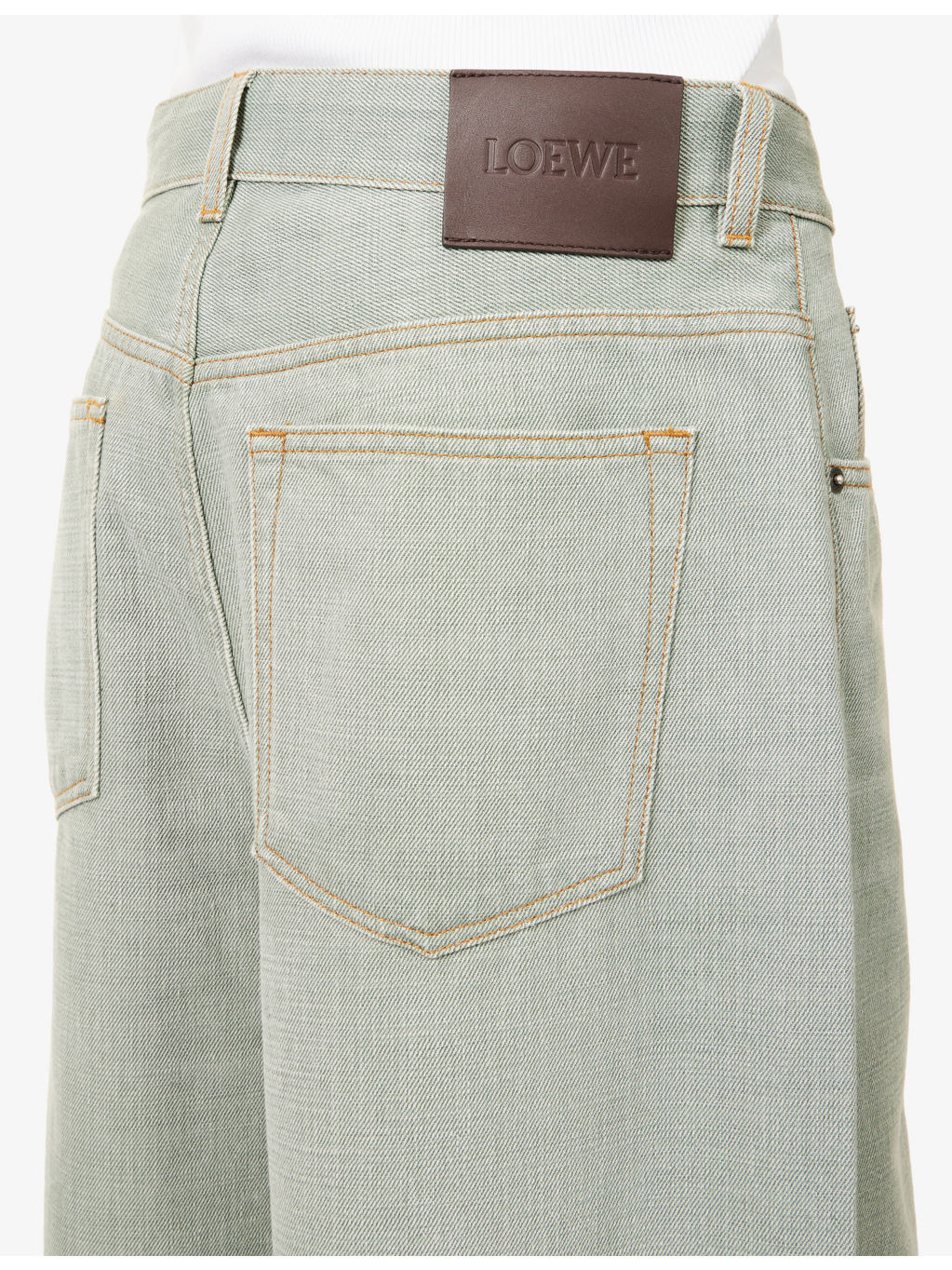 Relaxed-Fit Wide-Leg Denim Jeans - 5