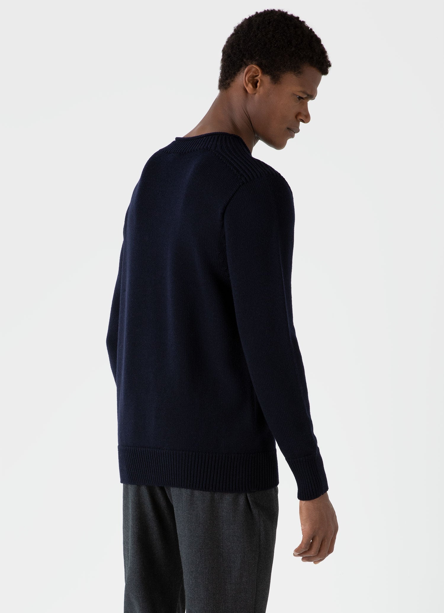 English Merino Fisherman Jumper - 5