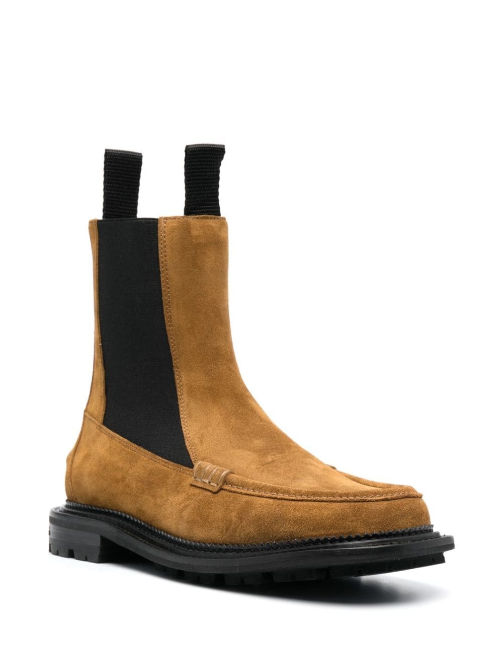 stud-embellished suede boots - 2