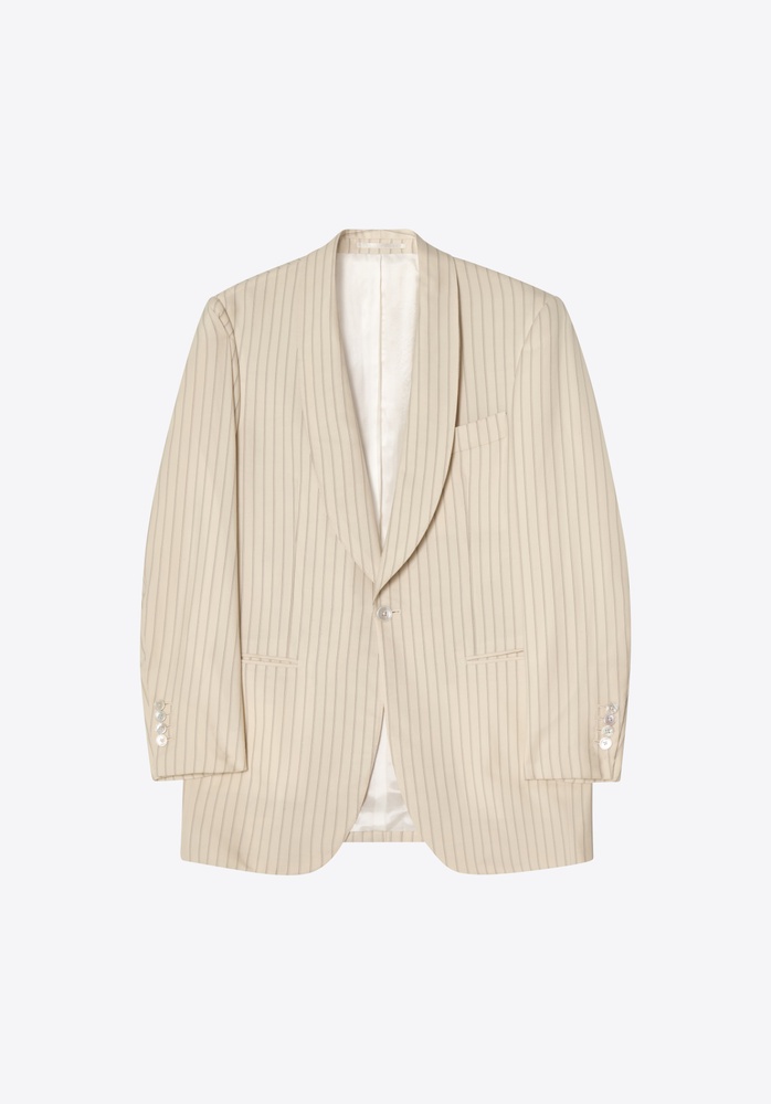 BLAZER 55 CREAM PINSTRIPE - 1