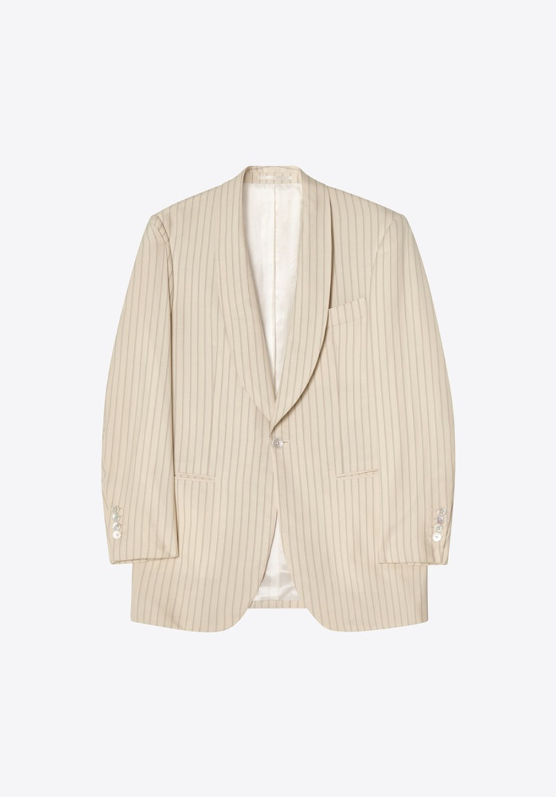 BLAZER 55 CREAM PINSTRIPE 1