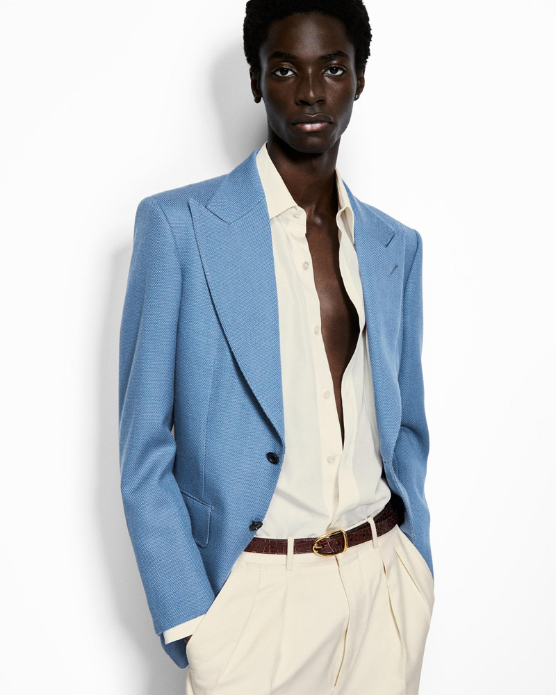 PURE SILK ATTICUS PLEAT TROUSER 4