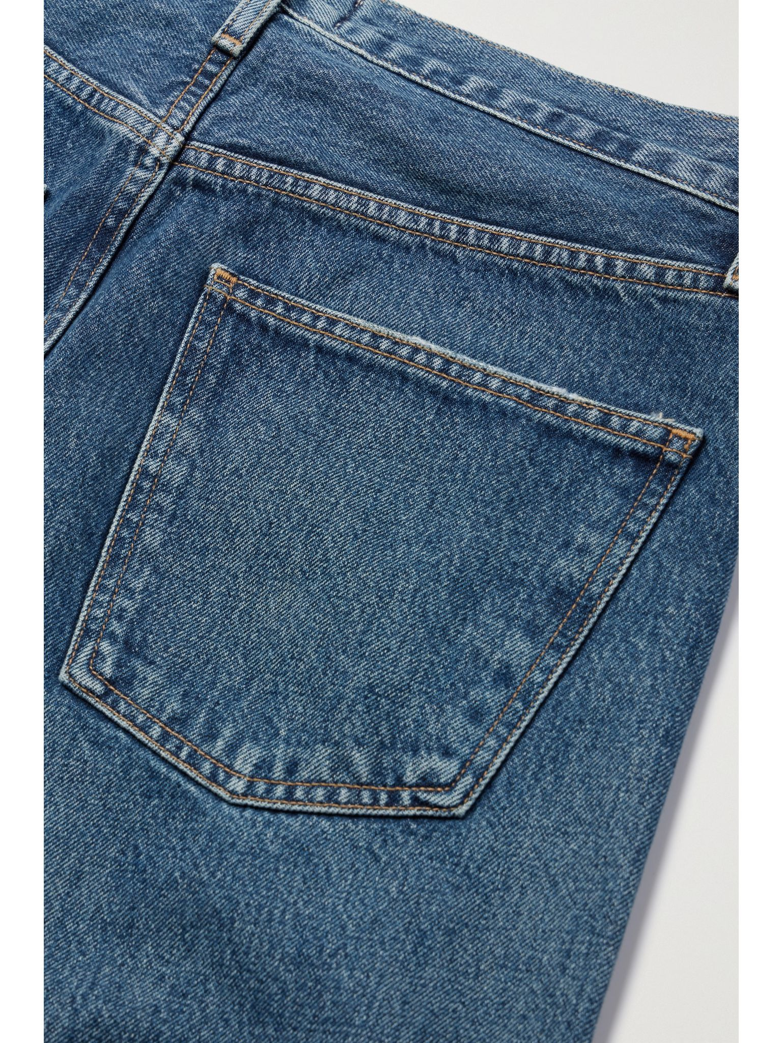 '90s mid-rise straight-leg organic jeans Mid denim - 5