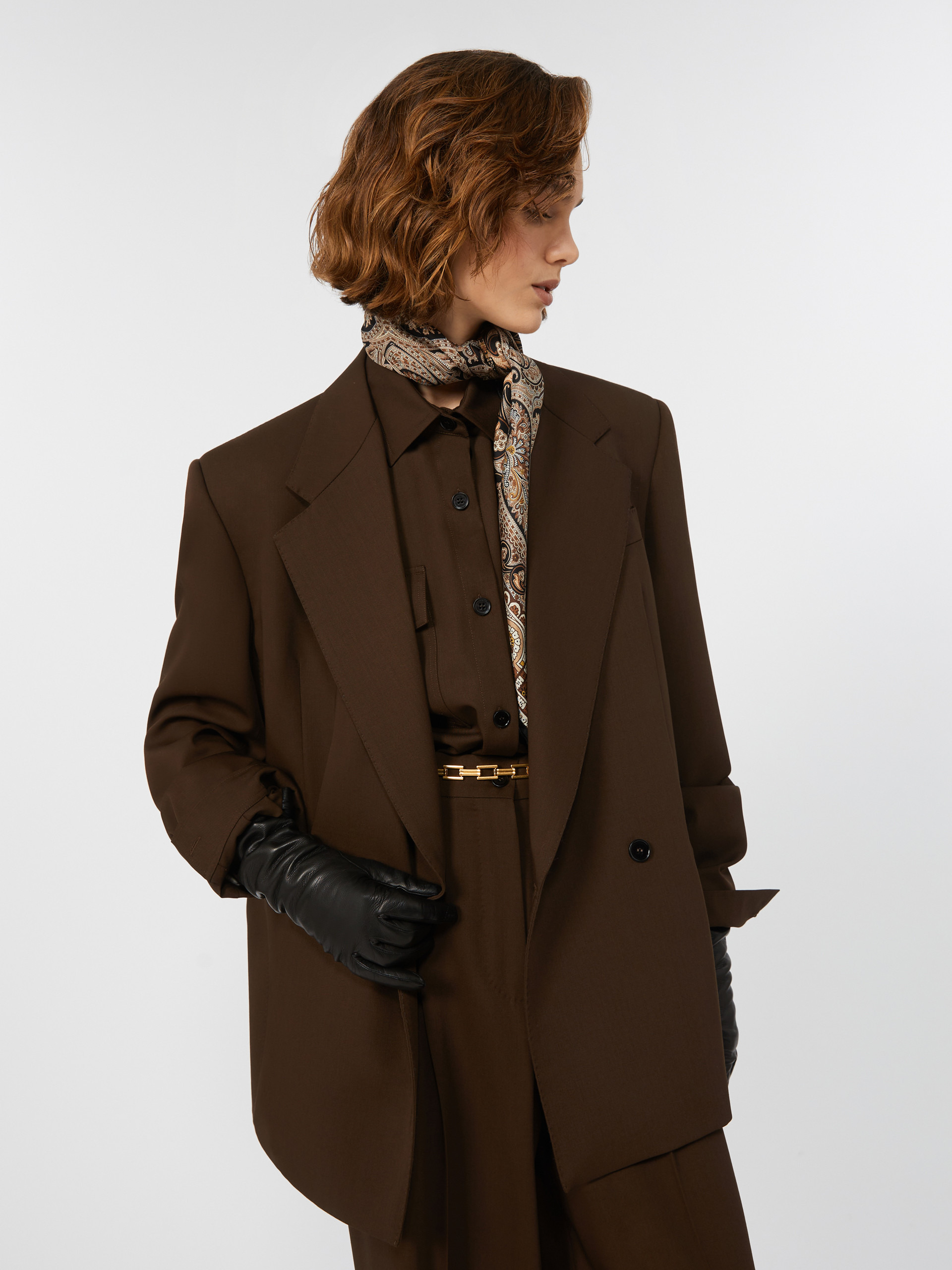 GINSENG Wool twill blazer - 5