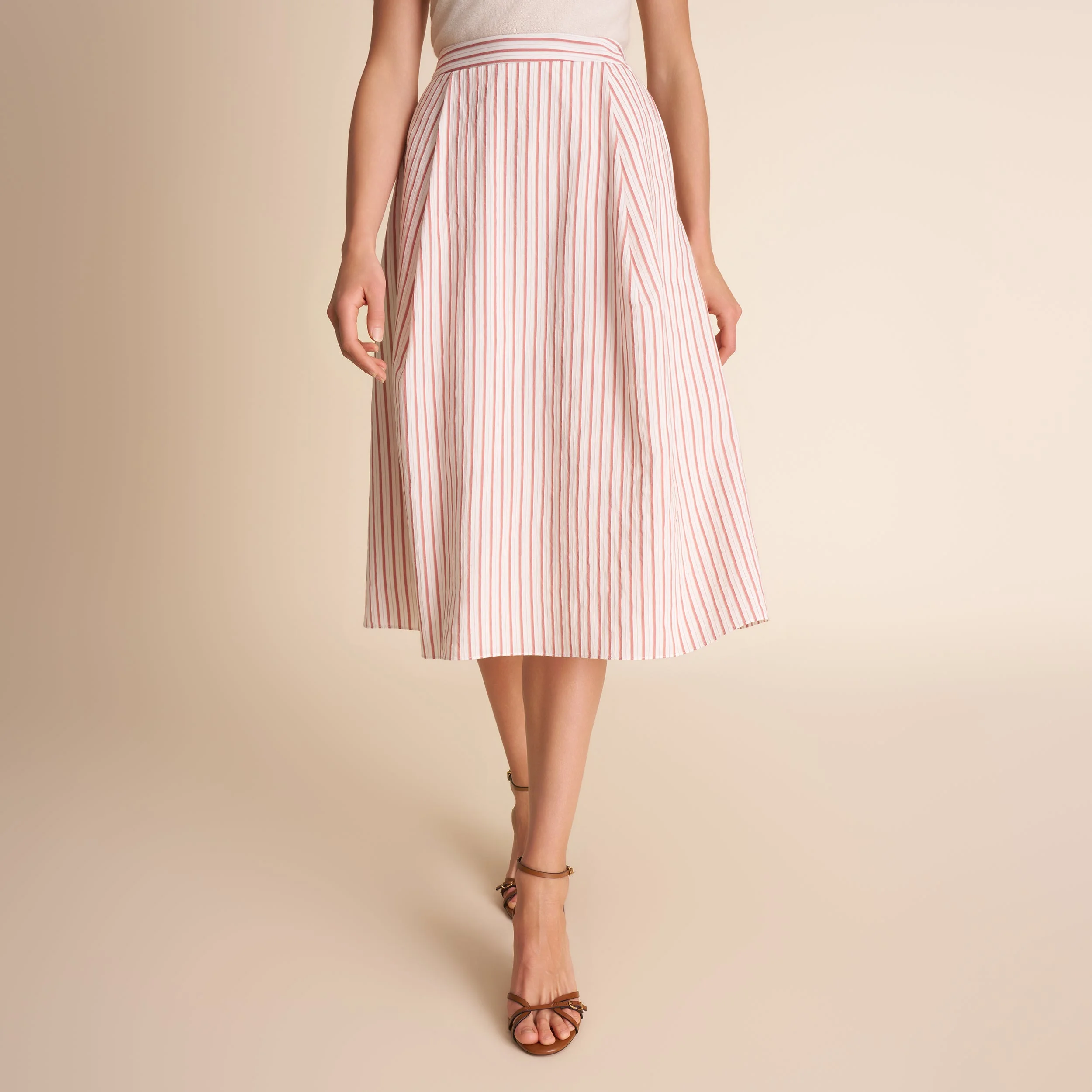 Easton Vacation Skirt - Striped Dobby - 1
