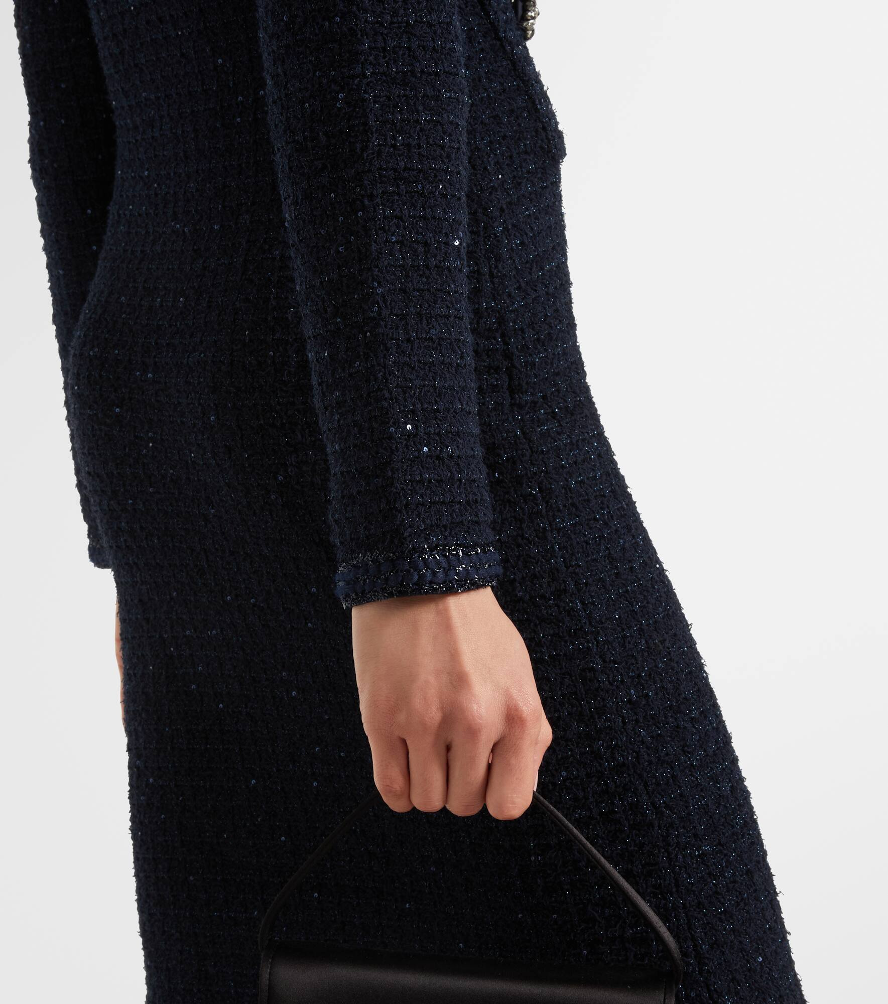 Bouclé midi dress - 5