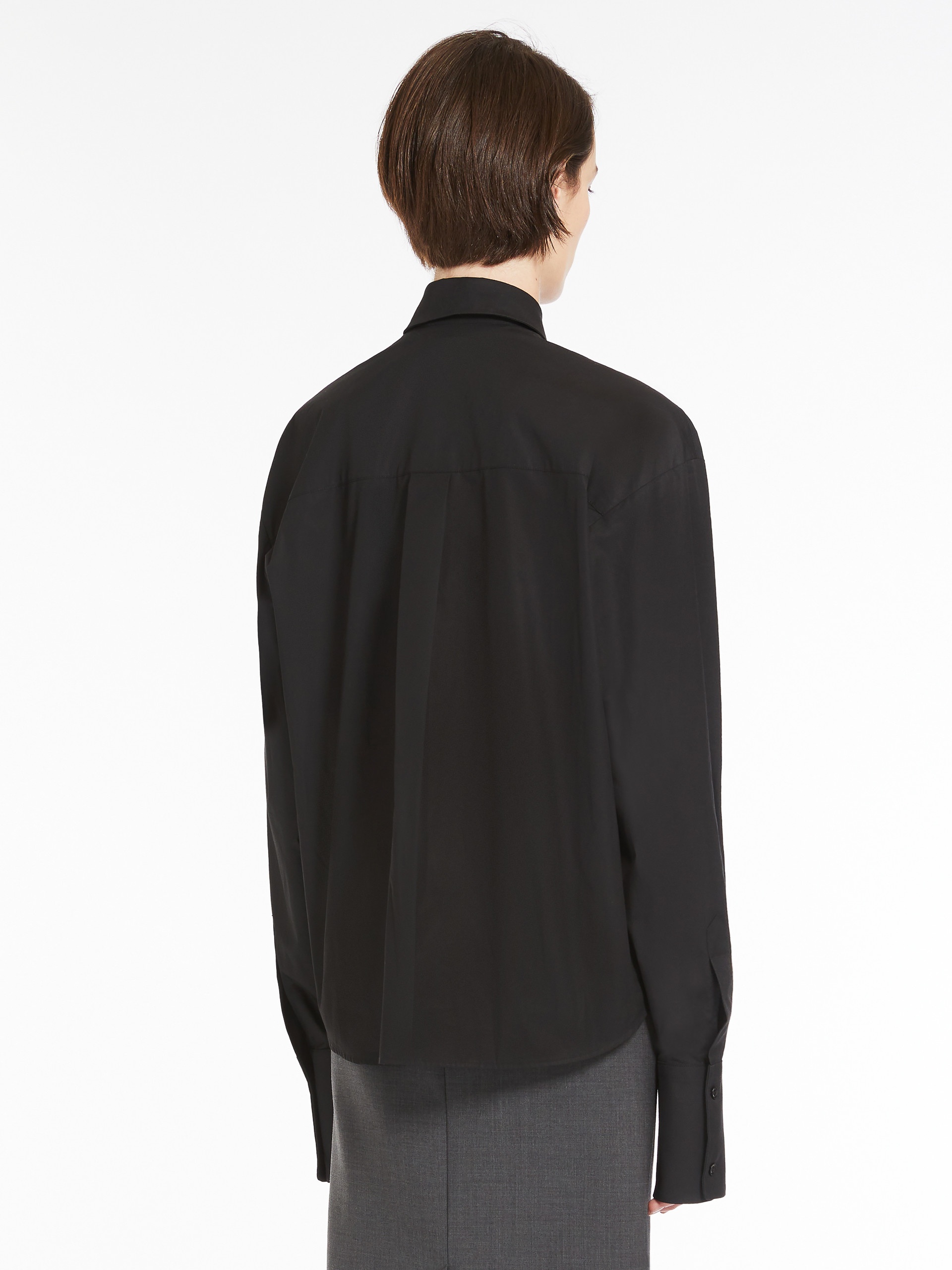 GESSO Oversized poplin shirt - 4