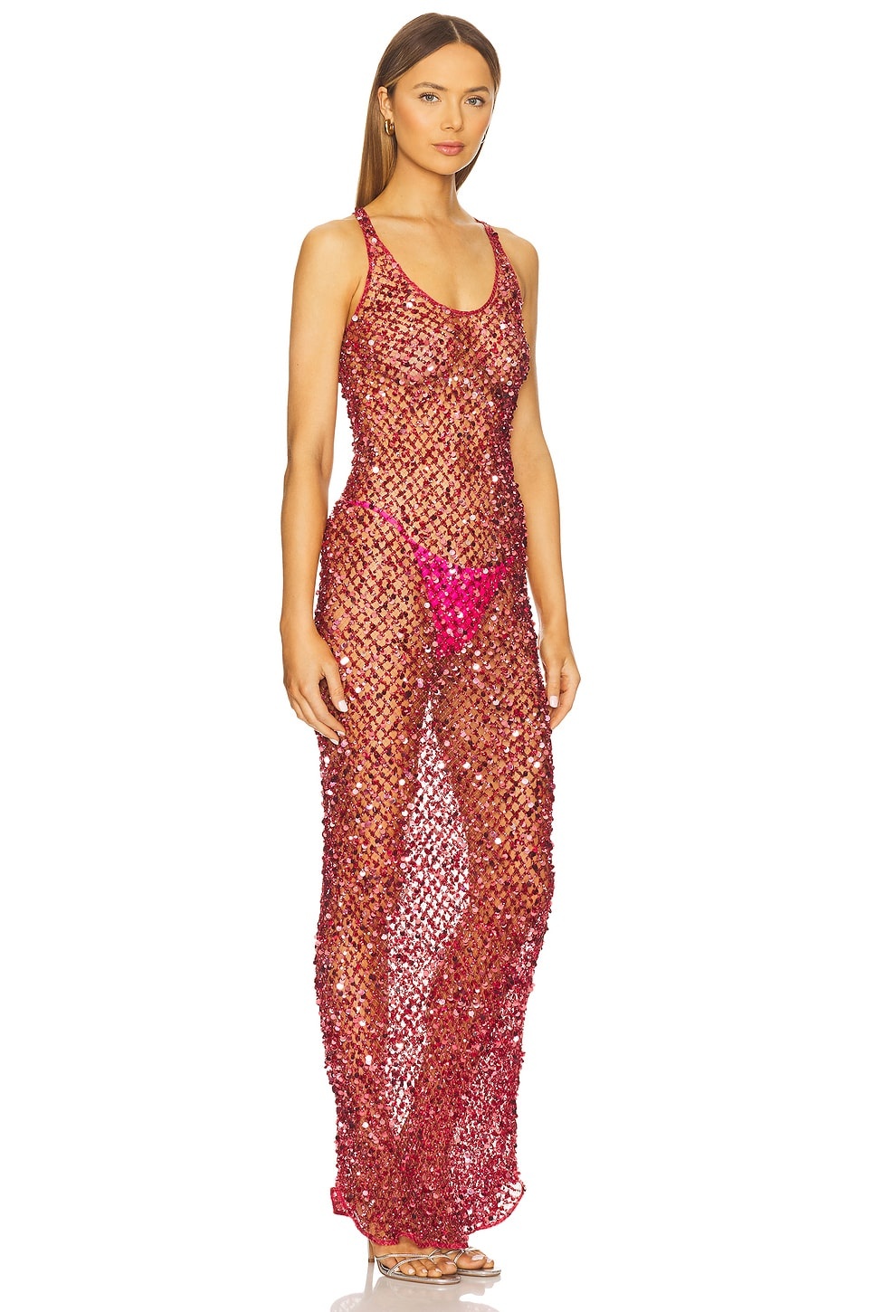 Sequin Tank Gown - 2
