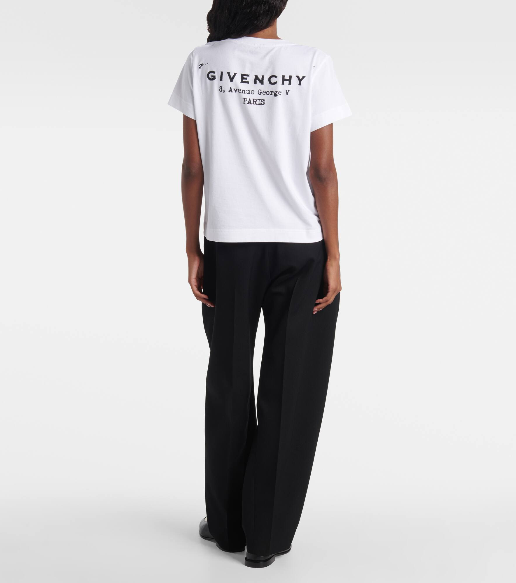 Givenchy Stamp logo cotton jersey T-shirt - 3